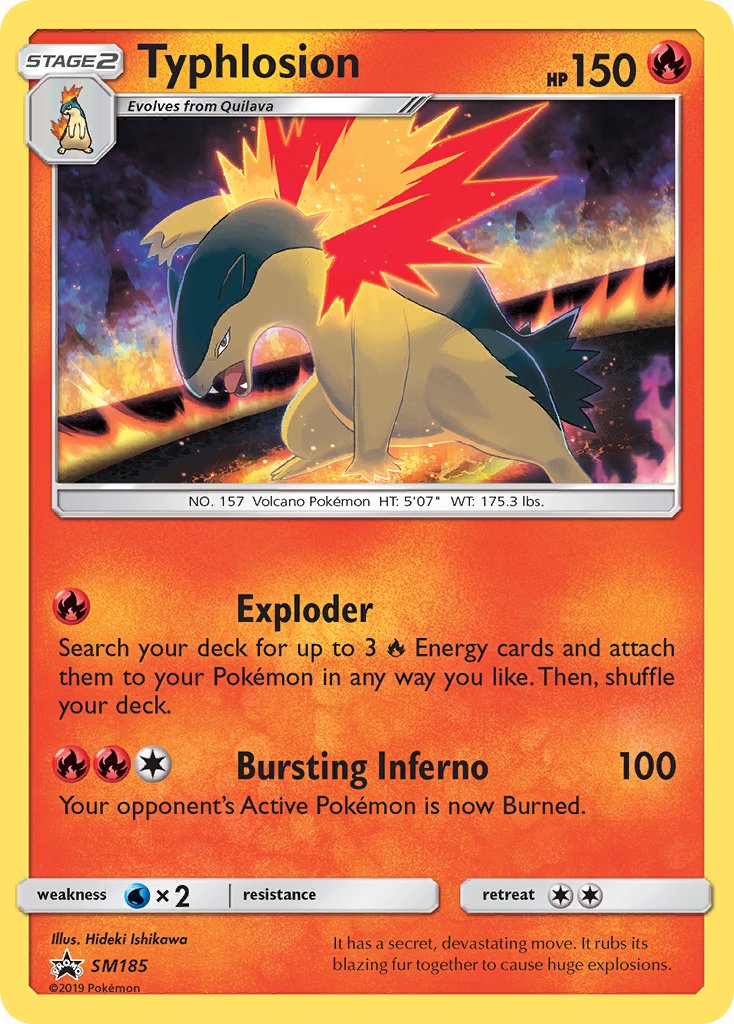 Typhlosion (SM185) [Sun & Moon: Black Star Promos] | Exor Games New Glasgow