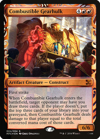 Combustible Gearhulk [Kaladesh Inventions] | Exor Games New Glasgow