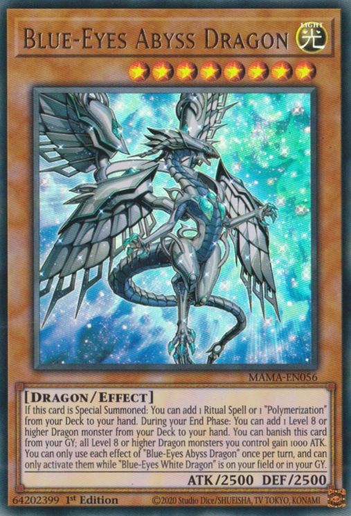 Blue-Eyes Abyss Dragon [MAMA-EN056] Ultra Rare | Exor Games New Glasgow