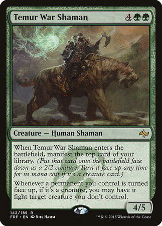 Temur War Shaman [Fate Reforged] | Exor Games New Glasgow