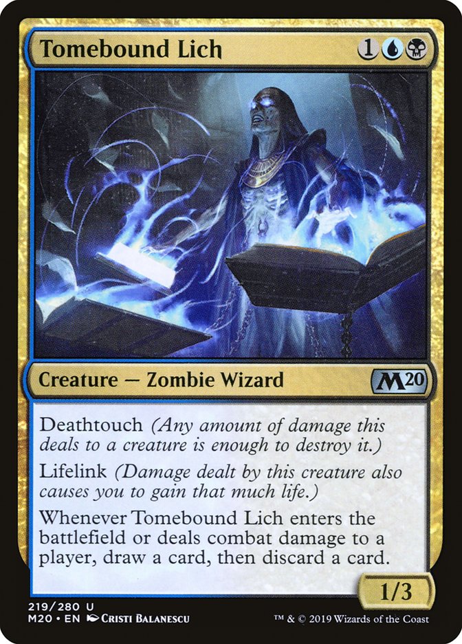 Tomebound Lich [Core Set 2020] | Exor Games New Glasgow