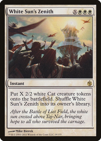 White Sun's Zenith [Mirrodin Besieged] | Exor Games New Glasgow