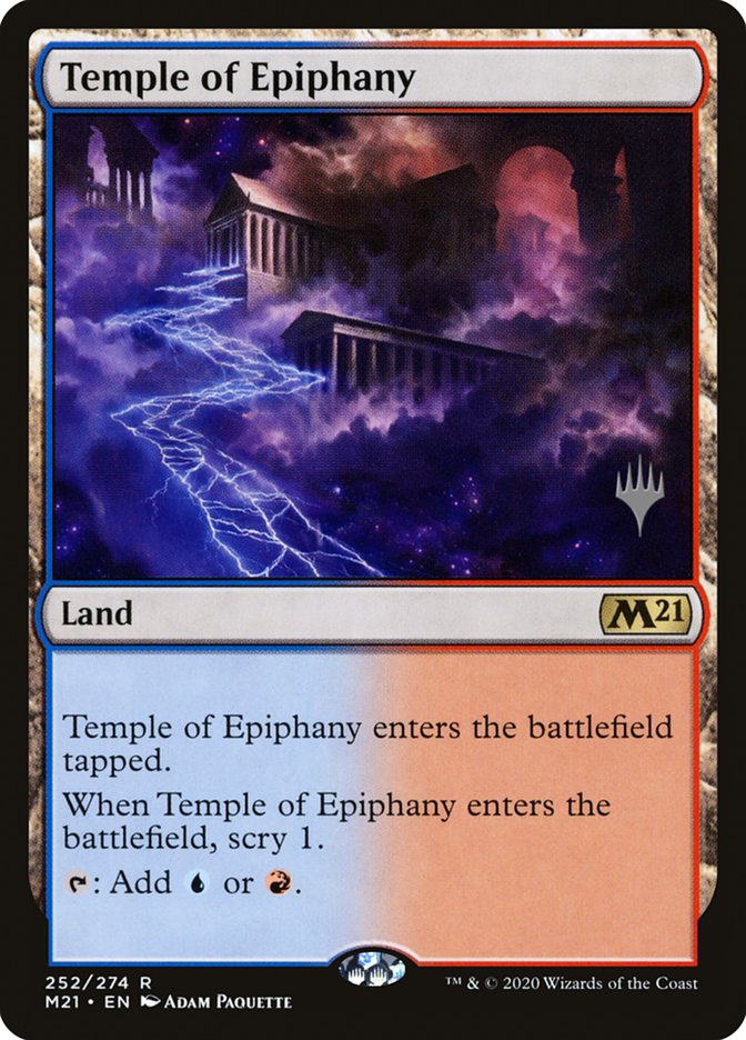 Temple of Epiphany (Promo Pack) [Core Set 2021 Promos] | Exor Games New Glasgow