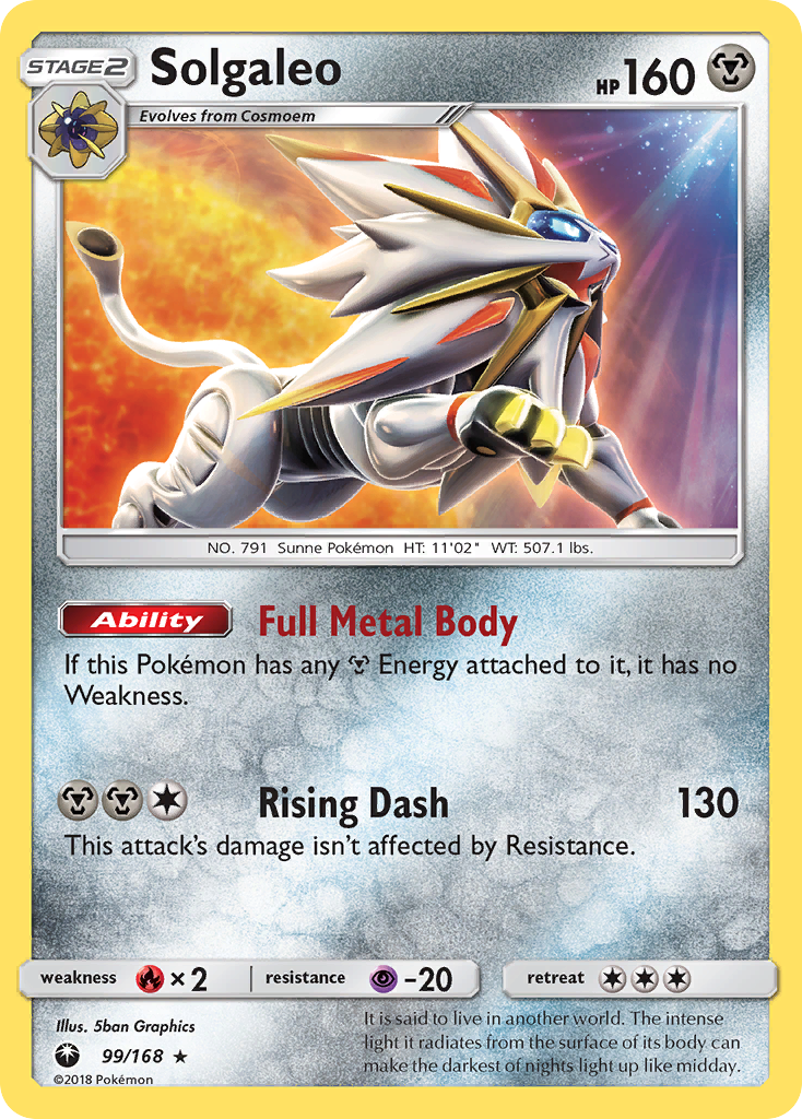 Solgaleo (99/168) [Sun & Moon: Celestial Storm] | Exor Games New Glasgow