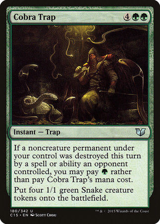 Cobra Trap [Commander 2015] | Exor Games New Glasgow