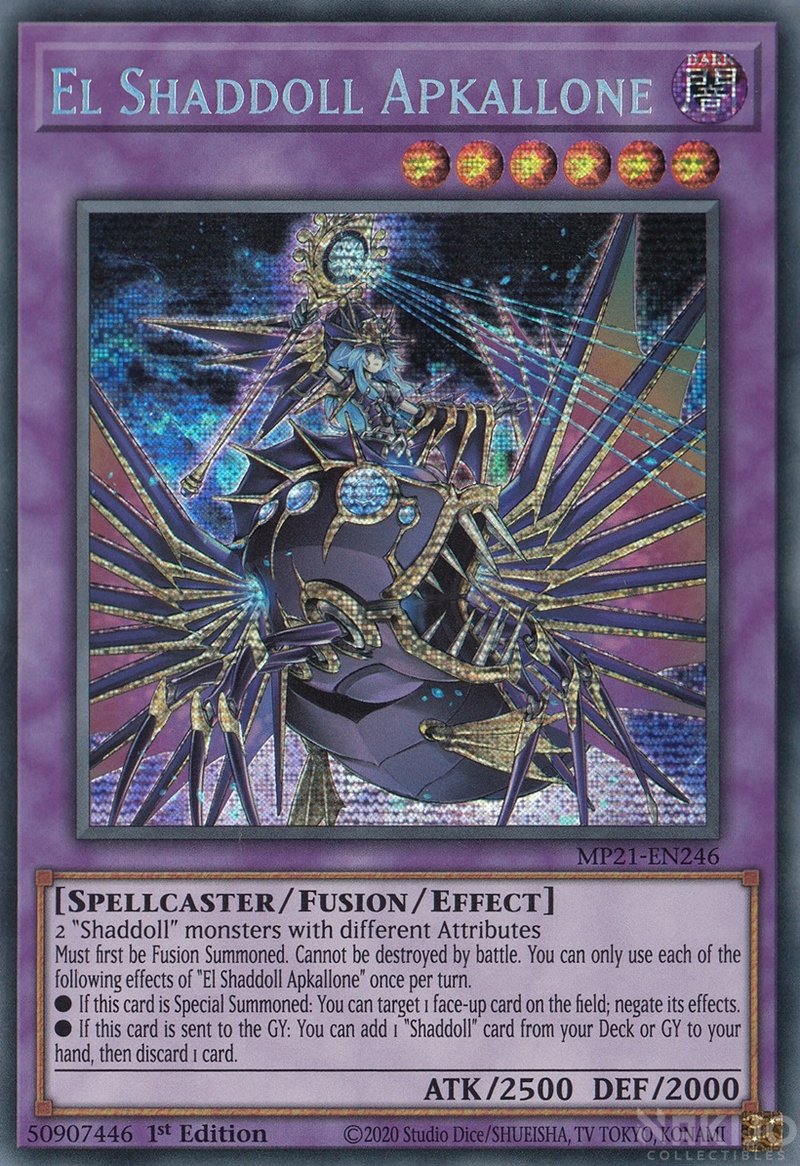 El Shaddoll Apkallone [MP21-EN246] Prismatic Secret Rare | Exor Games New Glasgow