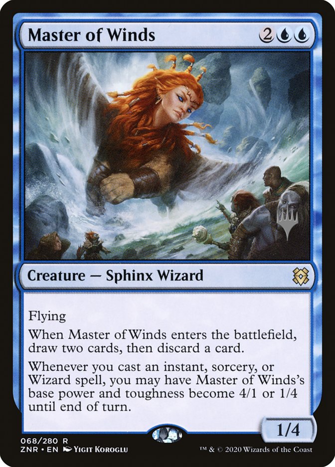 Master of Winds (Promo Pack) [Zendikar Rising Promos] | Exor Games New Glasgow