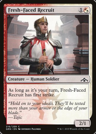 Fresh-Faced Recruit [Guilds of Ravnica] | Exor Games New Glasgow