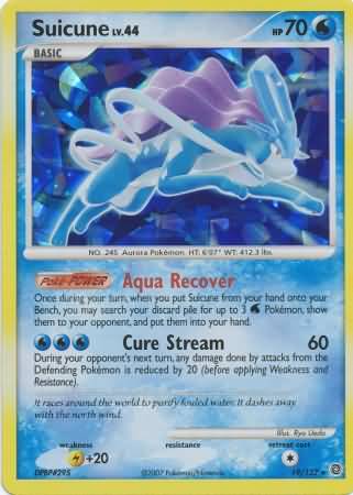 Suicune (19/132) (Cracked Ice Holo) [Diamond & Pearl: Secret Wonders] | Exor Games New Glasgow