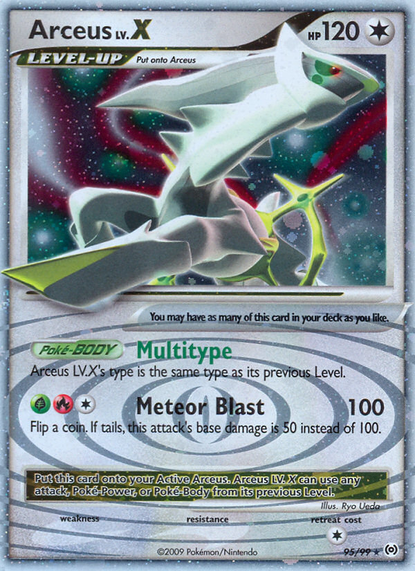 Arceus LV.X (95/99) [Platinum: Arceus] | Exor Games New Glasgow