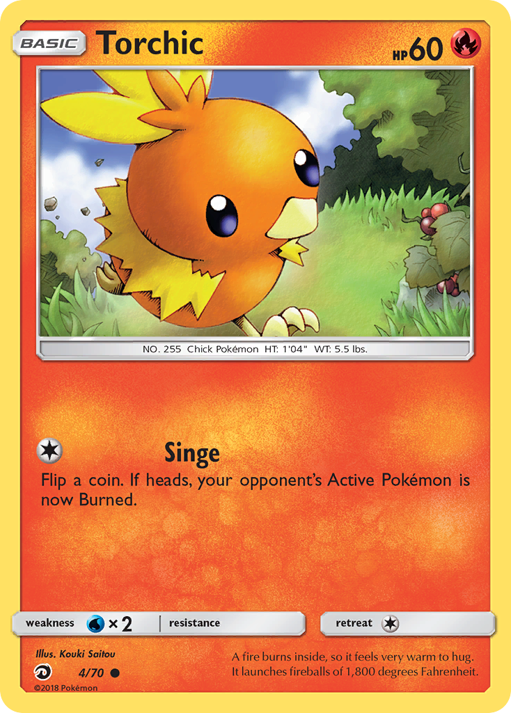 Torchic (4/70) [Sun & Moon: Dragon Majesty] | Exor Games New Glasgow