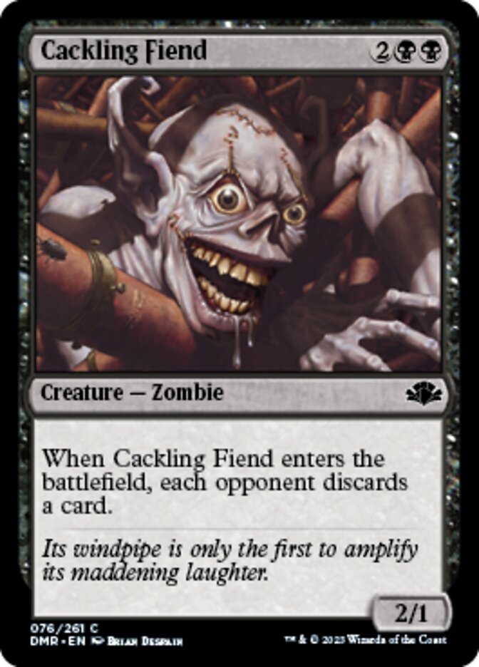 Cackling Fiend [Dominaria Remastered] | Exor Games New Glasgow