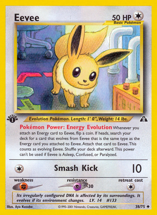 Eevee (38/75) [Neo Discovery 1st Edition] | Exor Games New Glasgow