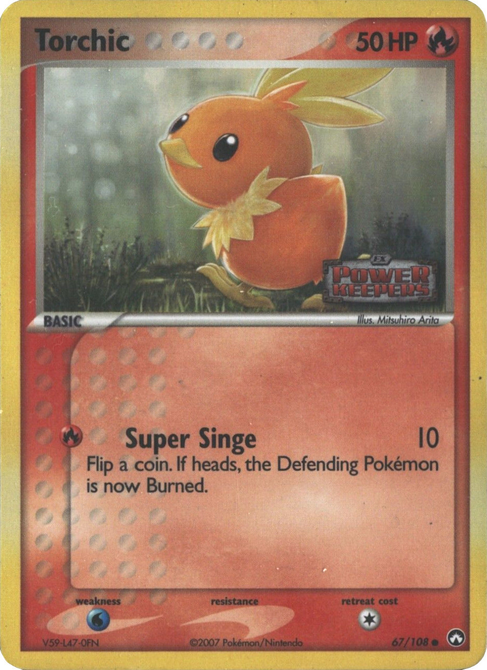 Torchic (67/108) (Stamped) [EX: Power Keepers] | Exor Games New Glasgow