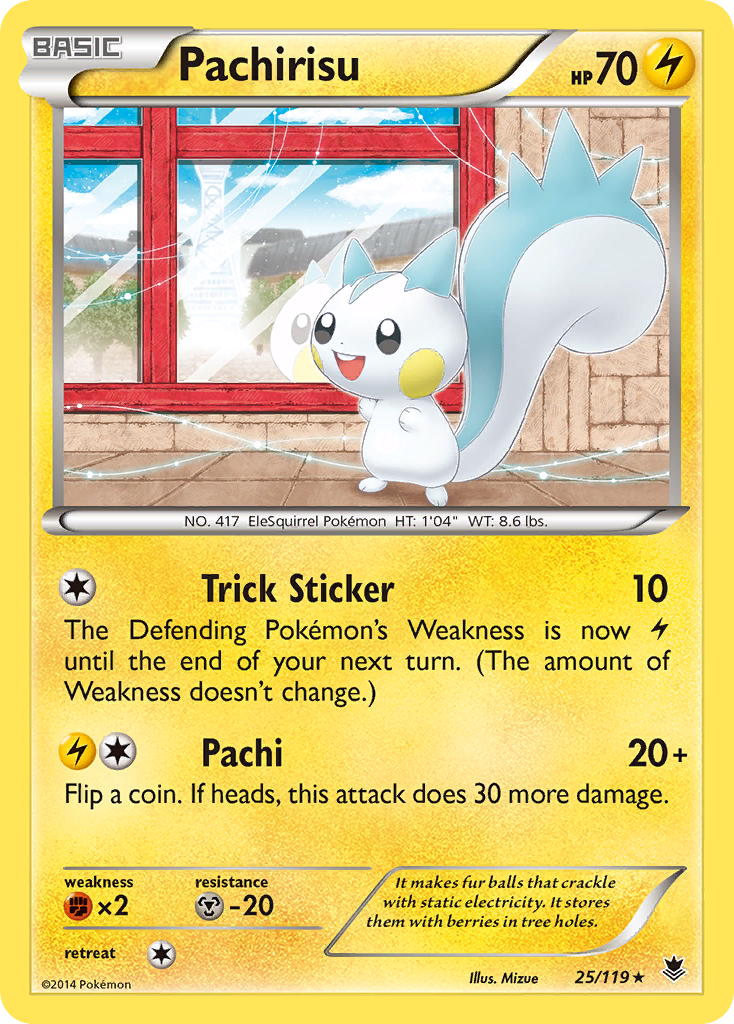 Pachirisu (25/119) [XY: Phantom Forces] | Exor Games New Glasgow