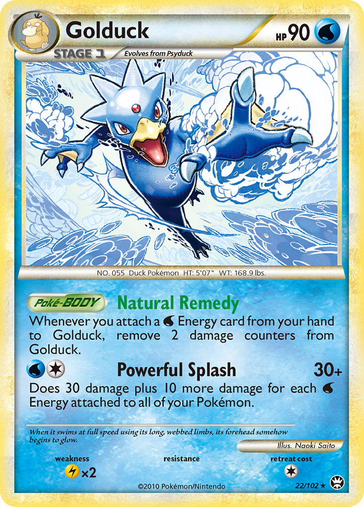 Golduck (22/102) [HeartGold & SoulSilver: Triumphant] | Exor Games New Glasgow