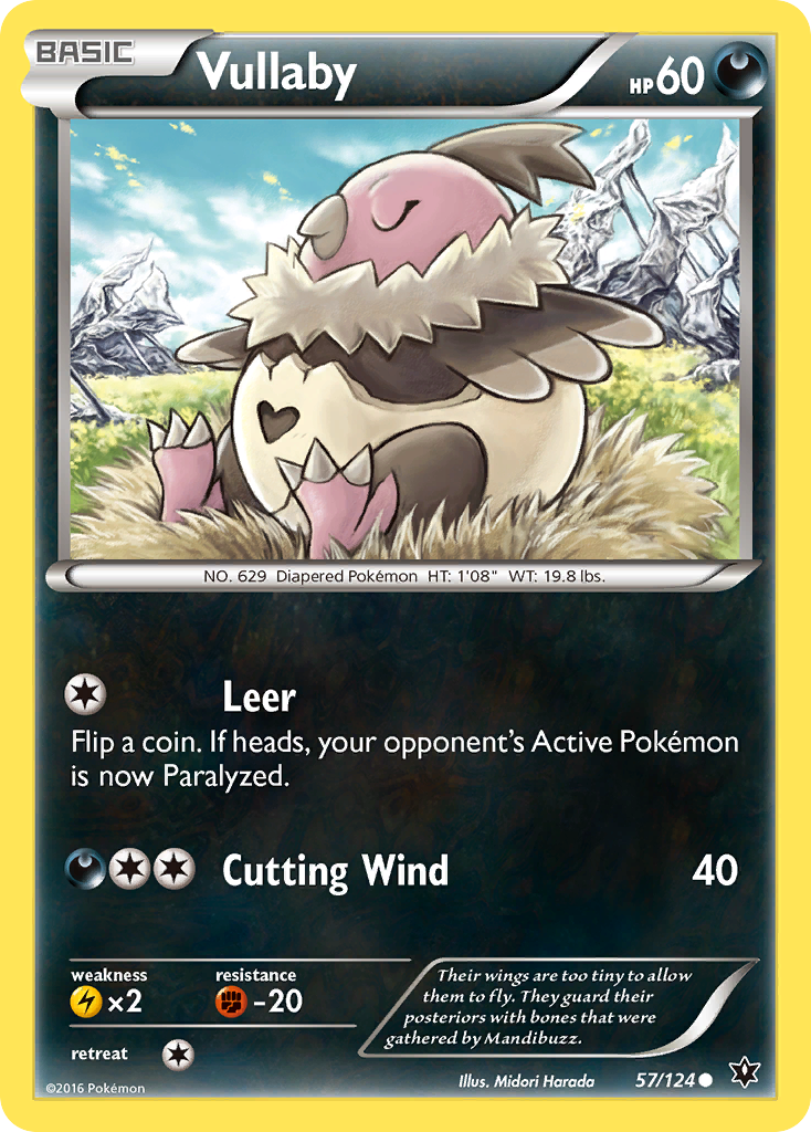 Vullaby (57/124) [XY: Fates Collide] | Exor Games New Glasgow