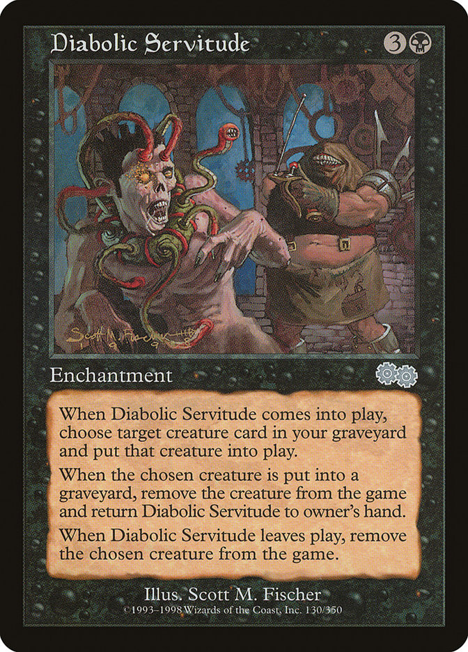 Diabolic Servitude [Urza's Saga] | Exor Games New Glasgow