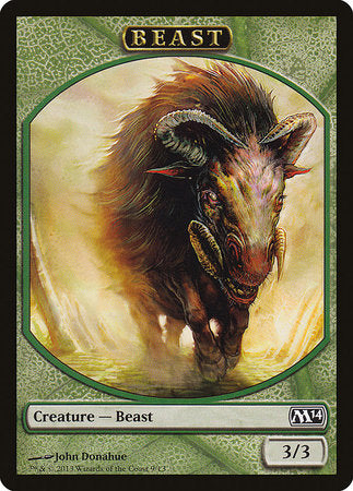 Beast Token [Magic 2014 Tokens] | Exor Games New Glasgow