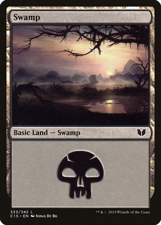 Swamp (333) [Commander 2015] | Exor Games New Glasgow