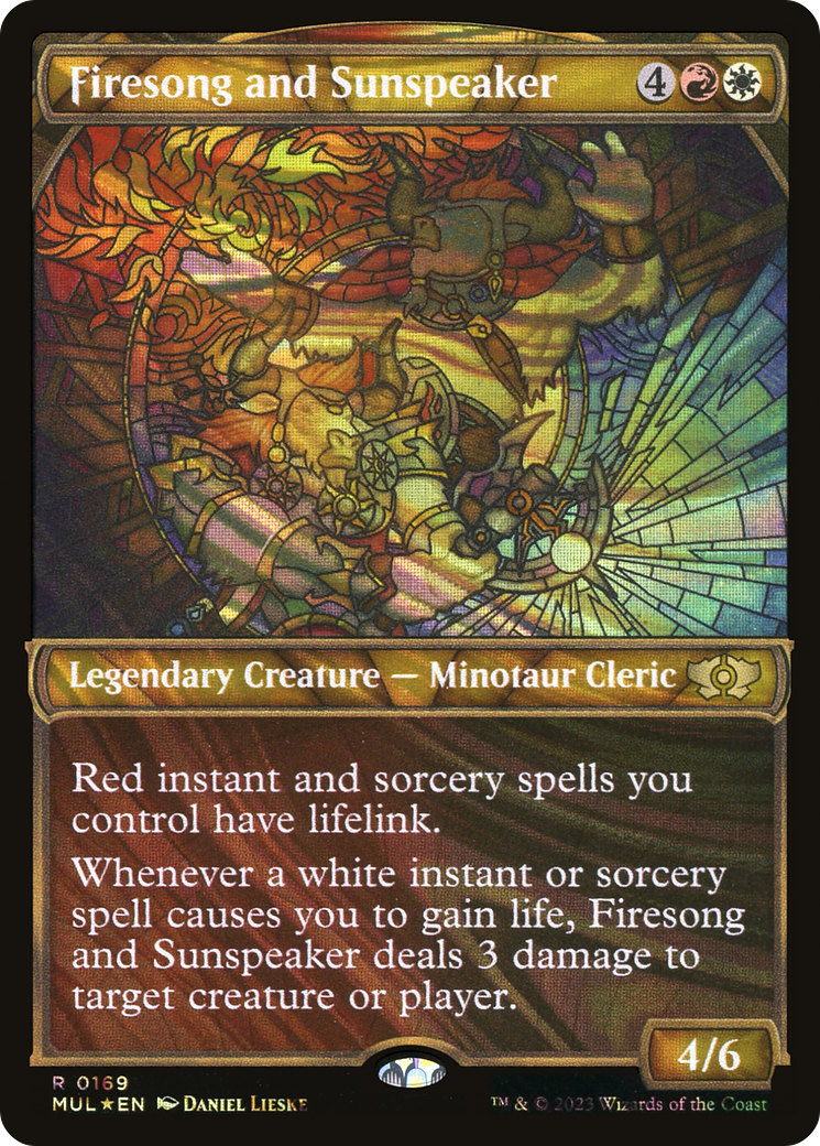 Firesong and Sunspeaker (Halo Foil) [Multiverse Legends] | Exor Games New Glasgow