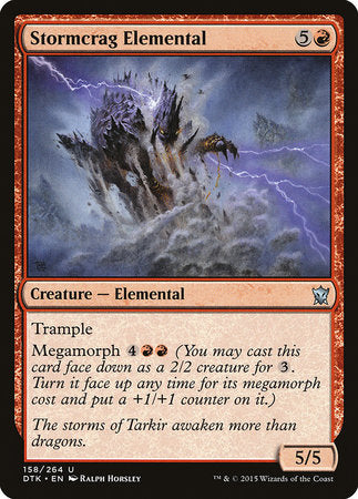 Stormcrag Elemental [Dragons of Tarkir] | Exor Games New Glasgow