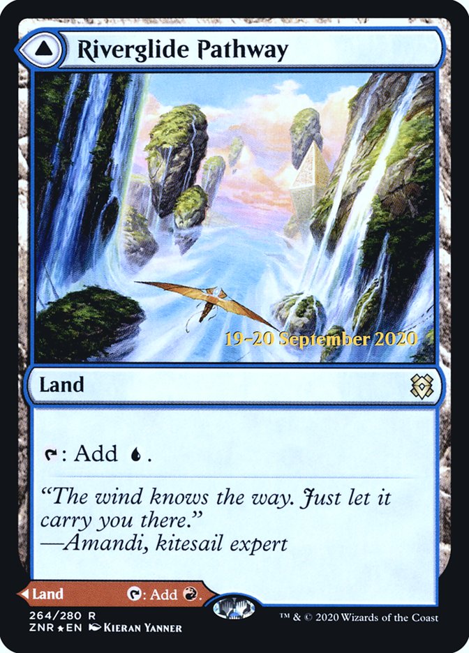 Riverglide Pathway // Lavaglide Pathway  [Zendikar Rising Prerelease Promos] | Exor Games New Glasgow