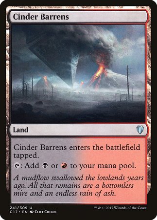 Cinder Barrens [Commander 2017] | Exor Games New Glasgow