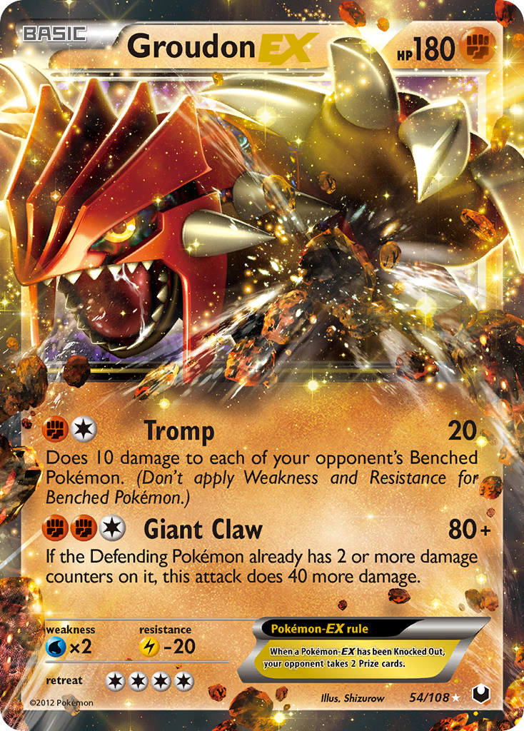 Groudon EX (54/108) [Black & White: Dark Explorers] | Exor Games New Glasgow