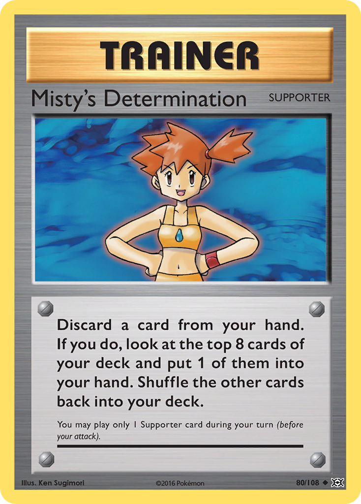 Misty's Determination (80/108) [XY: Evolutions] | Exor Games New Glasgow