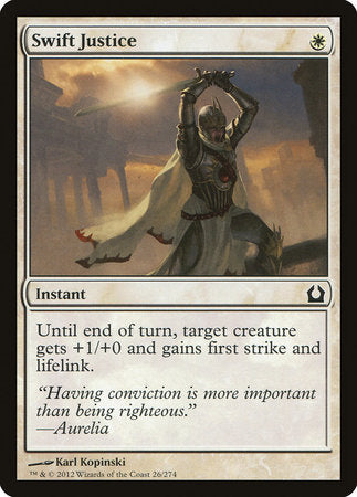 Swift Justice [Return to Ravnica] | Exor Games New Glasgow