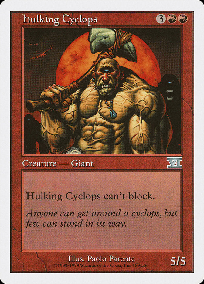 Hulking Cyclops [Classic Sixth Edition] | Exor Games New Glasgow