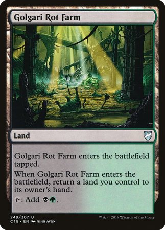 Golgari Rot Farm [Commander 2018] | Exor Games New Glasgow