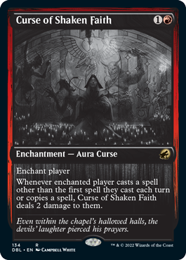 Curse of Shaken Faith [Innistrad: Double Feature] | Exor Games New Glasgow