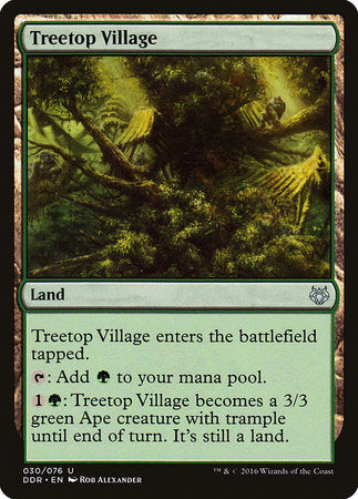 Treetop Village [Duel Decks: Nissa vs. Ob Nixilis] | Exor Games New Glasgow