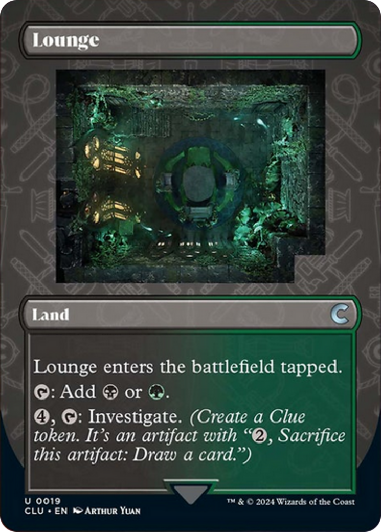 Lounge (Borderless) [Ravnica: Clue Edition] | Exor Games New Glasgow