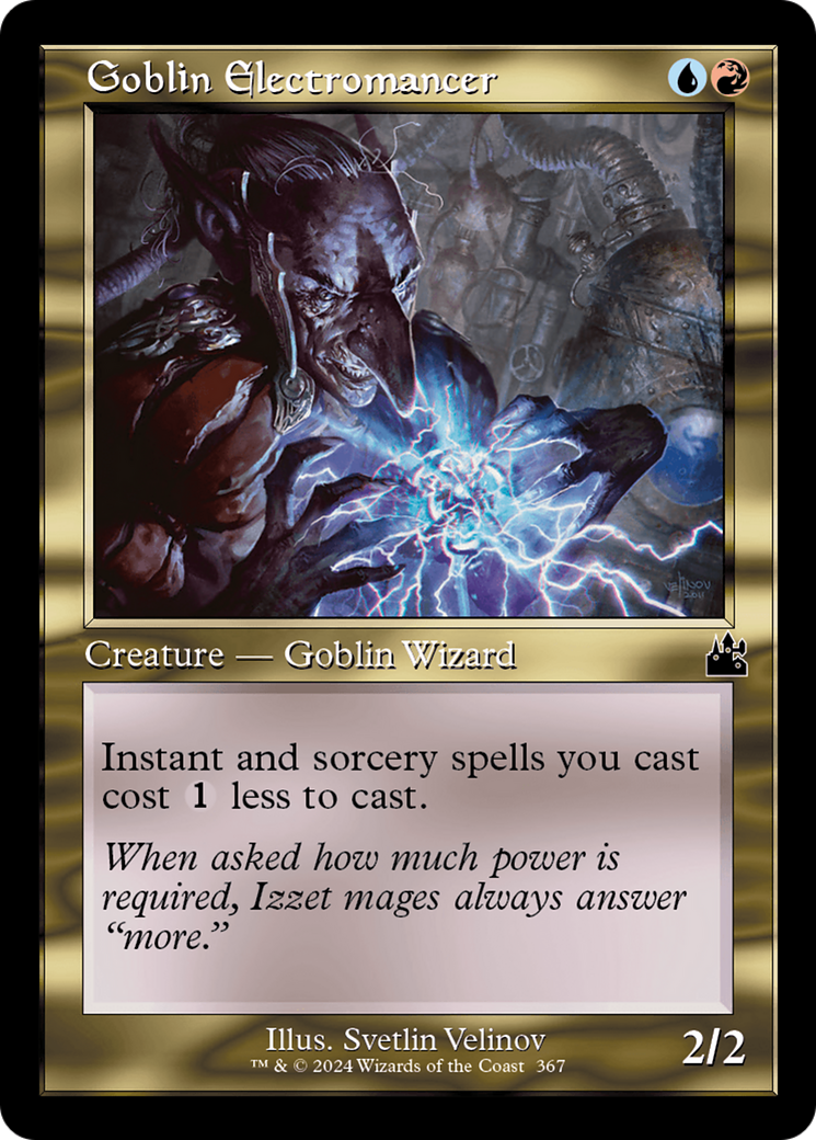 Goblin Electromancer (Retro Frame) [Ravnica Remastered] | Exor Games New Glasgow