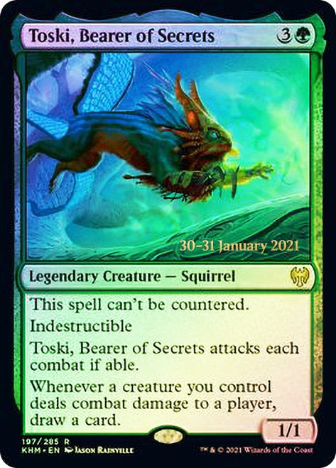 Toski, Bearer of Secrets  [Kaldheim Prerelease Promos] | Exor Games New Glasgow