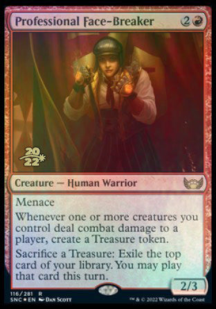 Professional Face-Breaker [Streets of New Capenna Prerelease Promos] | Exor Games New Glasgow