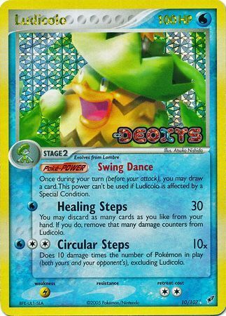 Ludicolo (10/107) (Stamped) [EX: Deoxys] | Exor Games New Glasgow