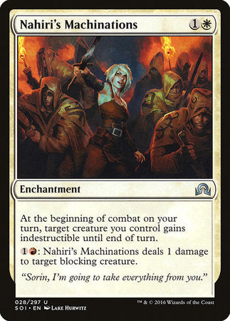 Nahiri's Machinations [Shadows over Innistrad] | Exor Games New Glasgow