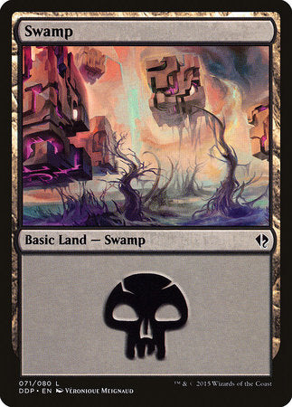 Swamp (71) [Duel Decks: Zendikar vs. Eldrazi] | Exor Games New Glasgow