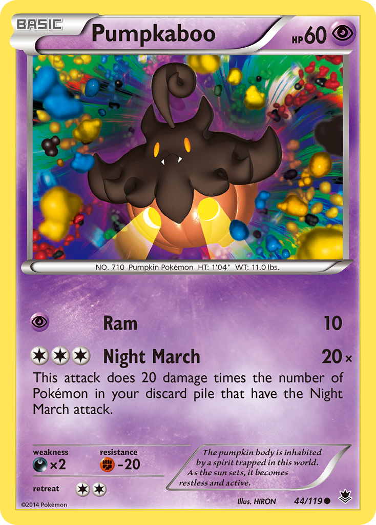 Pumpkaboo (44/119) [XY: Phantom Forces] | Exor Games New Glasgow