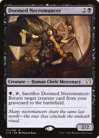 Doomed Necromancer [Commander 2019] | Exor Games New Glasgow