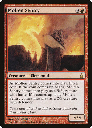 Molten Sentry [Ravnica: City of Guilds] | Exor Games New Glasgow