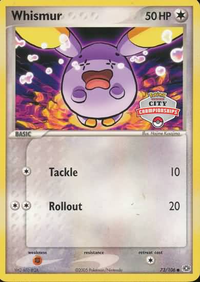 Whismur (73/106) (City Championship) [EX: Emerald] | Exor Games New Glasgow