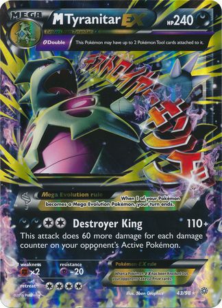 M Tyranitar EX (43/98) (Jumbo Card) [XY: Ancient Origins] | Exor Games New Glasgow