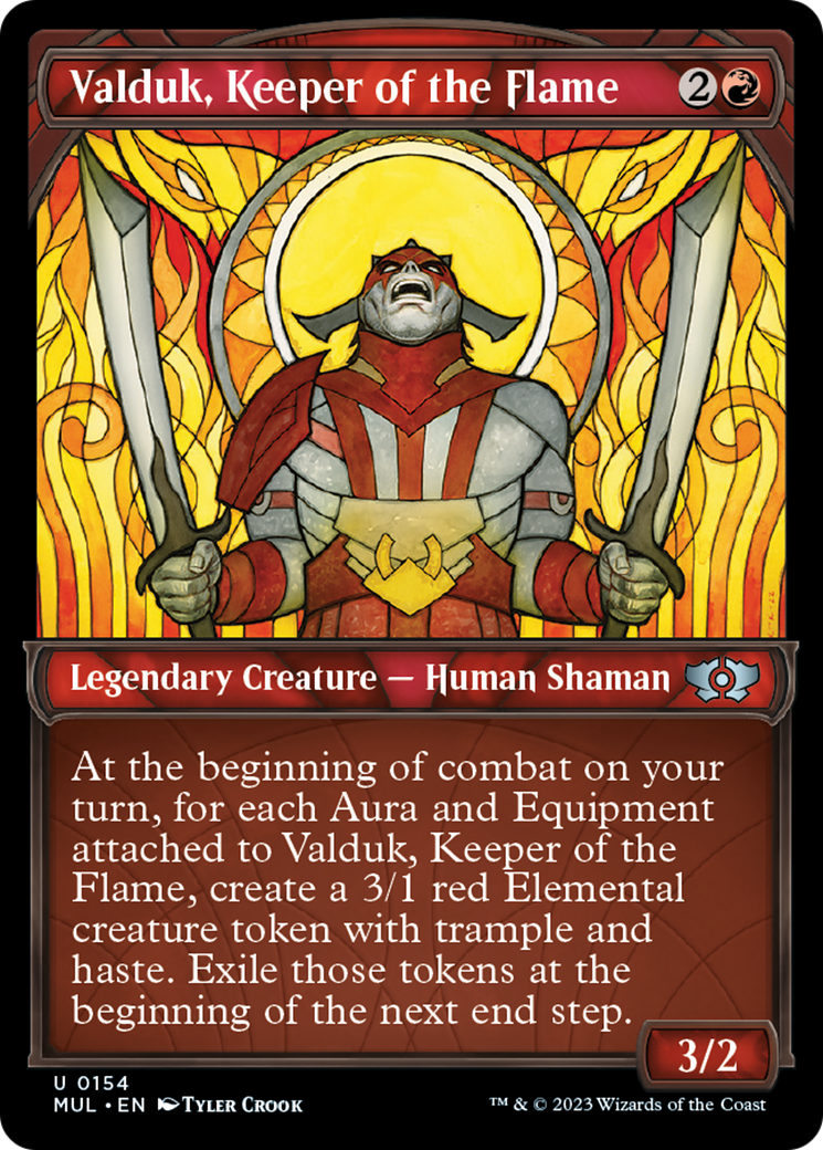 Valduk, Keeper of the Flame (Halo Foil) [Multiverse Legends] | Exor Games New Glasgow