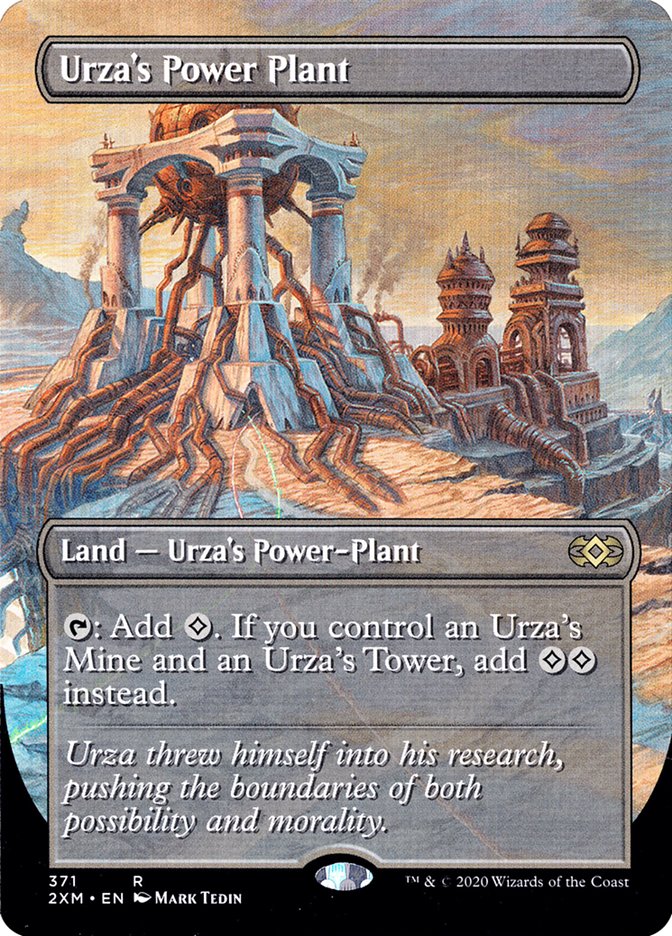 Urza's Power Plant (Borderless) [Double Masters] | Exor Games New Glasgow