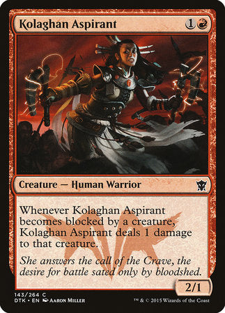 Kolaghan Aspirant [Dragons of Tarkir] | Exor Games New Glasgow